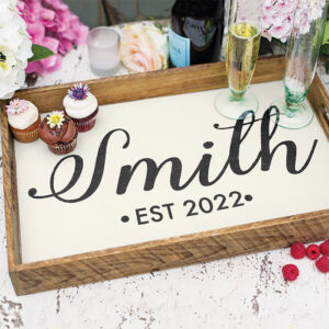 Customized Serving Tray