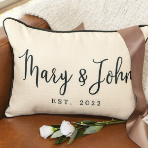 Happy Couple Personalized Pillow