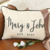 Happy Couple Personalized Pillow