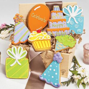 "Happy Birthday" Cookies: Birthday Crate