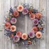 Lush Zinnia Wreath