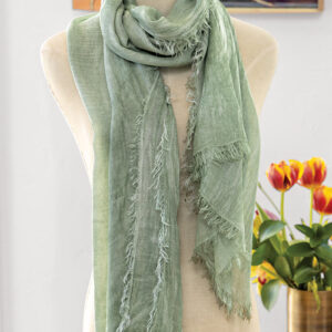 Sage Boho Scarf