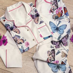 Olive & Cocoa Butterfly Pajamas