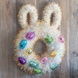 Disco Bunny Wreath