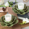 Nestling Leaf Votive Holders